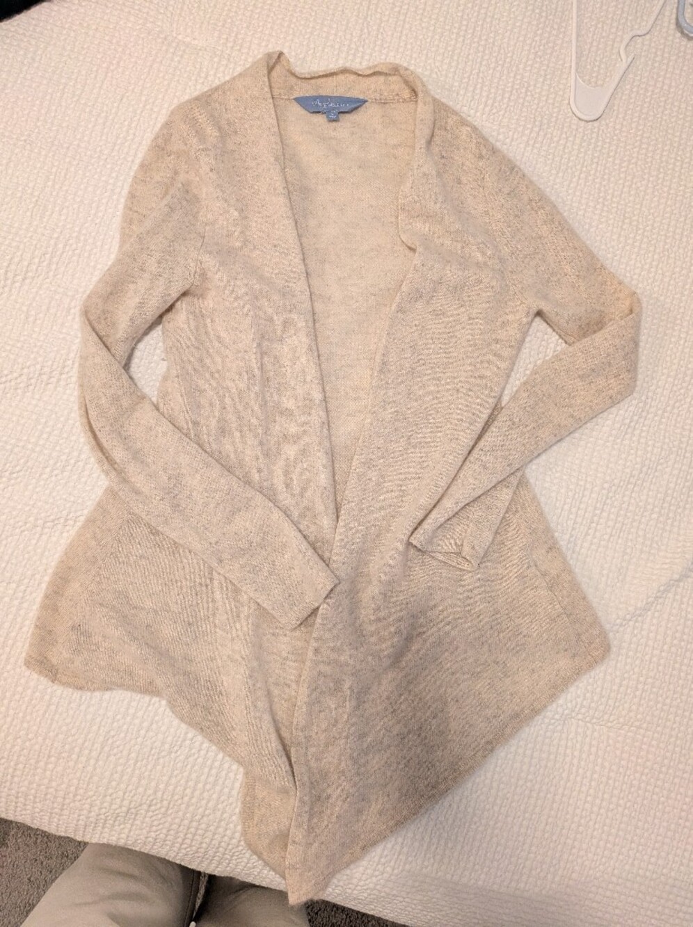 Magnolia Grace 100% Cashmere Open-Front Cardigan
